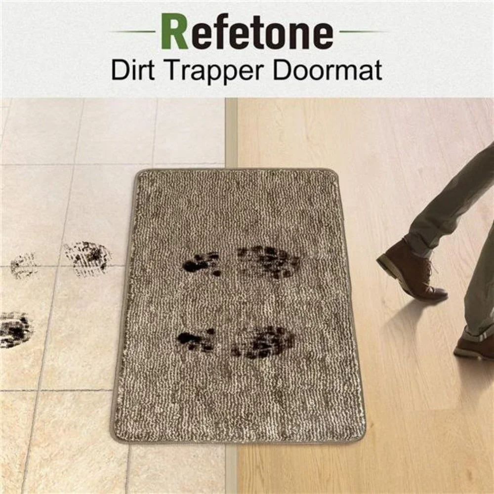 24x36, Non-Slip Absorbent Resist Dirt Door Mats, Machine Washable Low-Profile